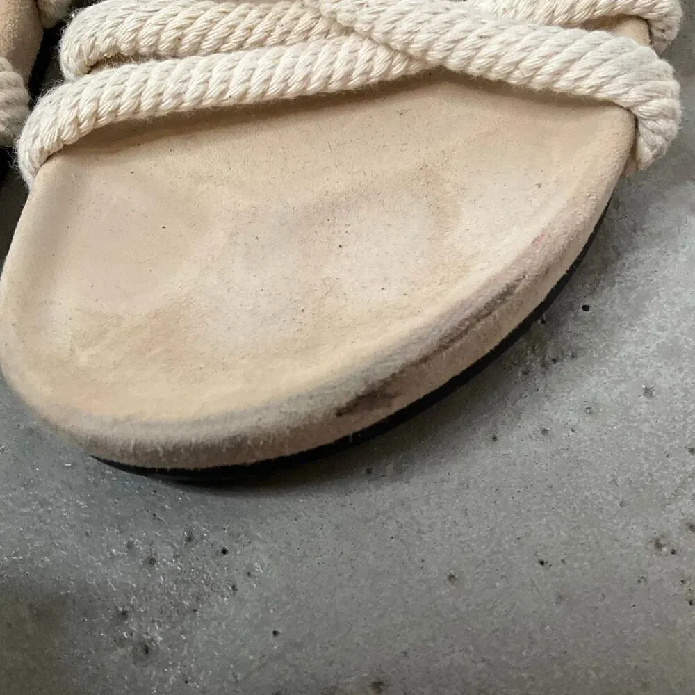 Zara Low Knotted Sandals - Picture 5 of 7